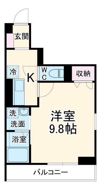 シャルムS岡崎の間取り