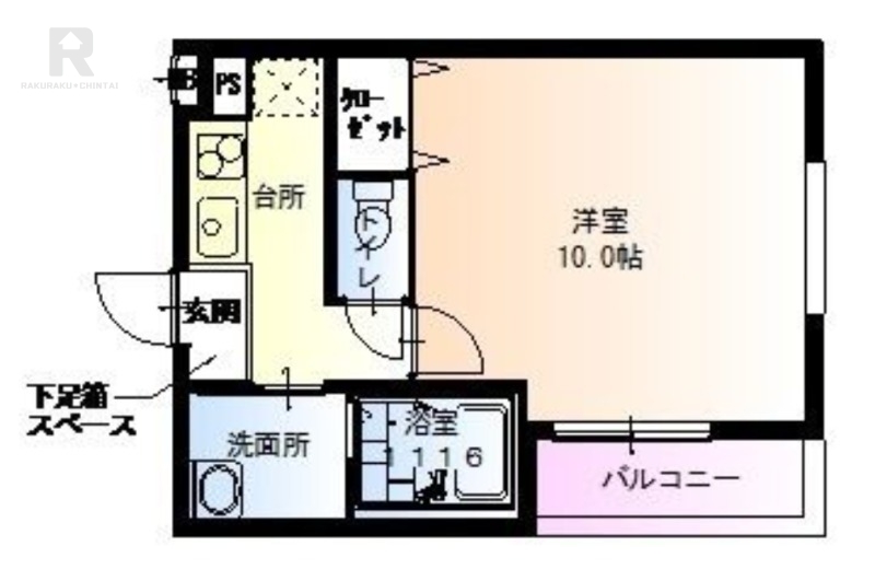 フジパレス西本町北通II番館の間取り