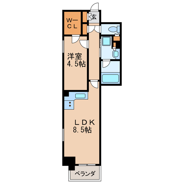 エステムプラザ名古屋丸の内の間取り