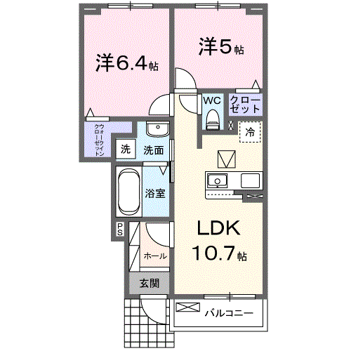 ラポールの間取り