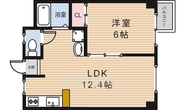 アサヒマンションの間取り