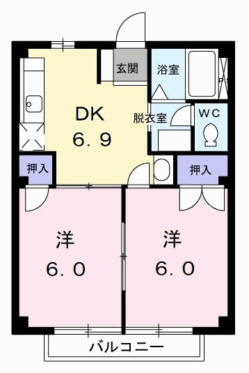 めぞん桂の間取り