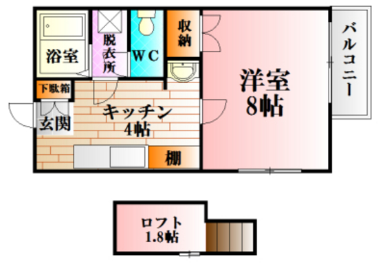 コンフォールエムズの間取り