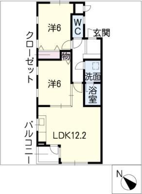 フレーザープレイス藤山台の間取り