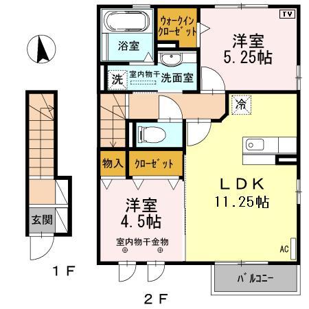 エクラタンの間取り