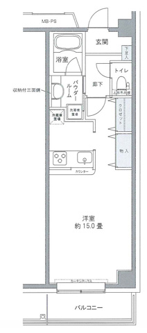 江東区豊洲のマンションの間取り