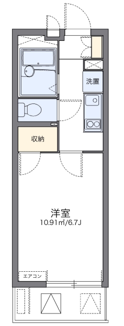 パレス中田の間取り