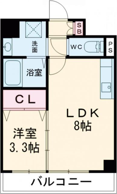 堺市堺区宿院町東のマンションの間取り