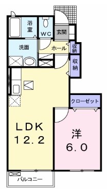 グランデ・フォレスタ Eの間取り