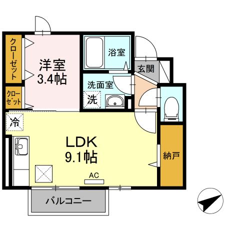 アスティIIIの間取り