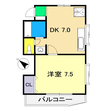 ノワール愛宕山の間取り