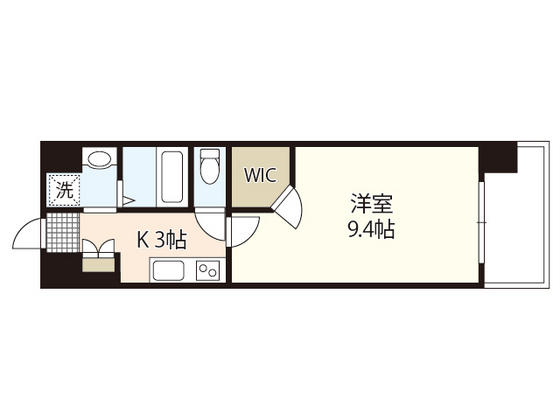 広島市中区十日市町のマンションの間取り