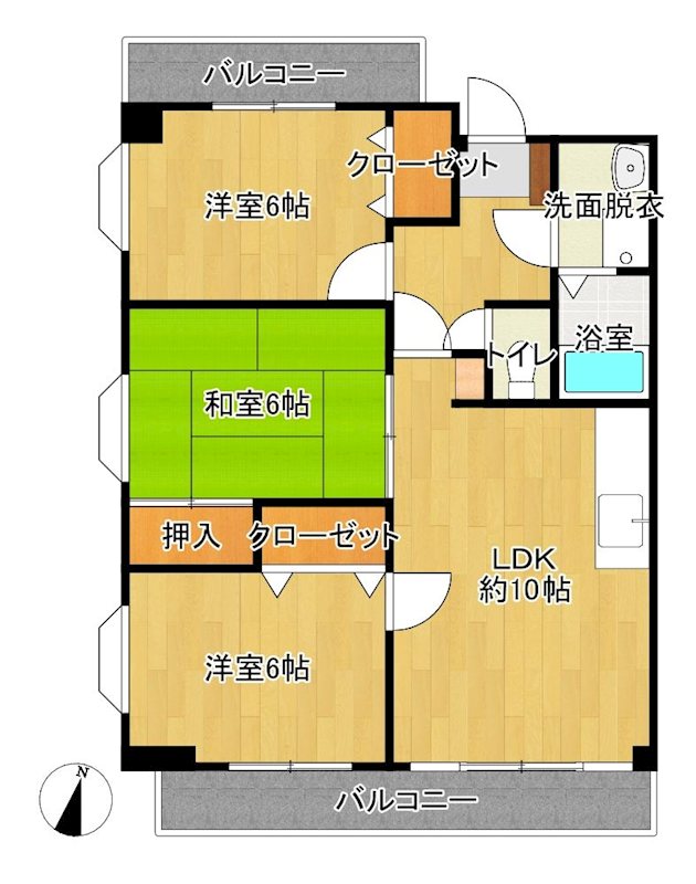 ＭＯＮコスモスの間取り