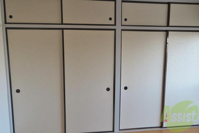 収納　押し入収納が２面あって、たくさん入りますね。