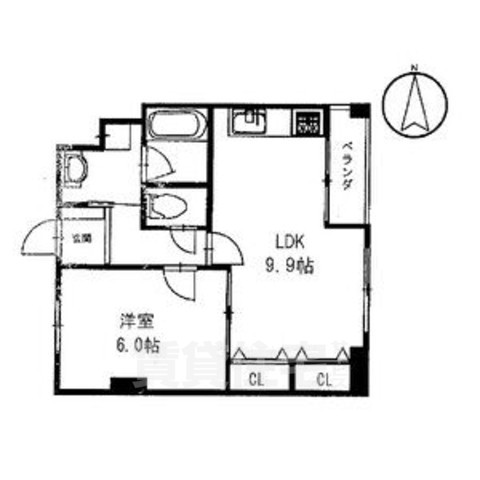 リエス西院の間取り