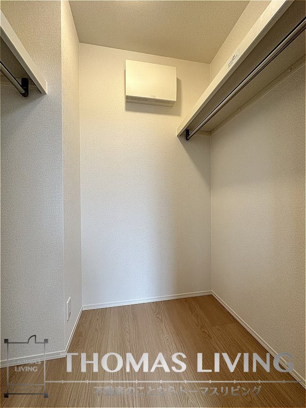 収納　大容量のウォークインクローゼット