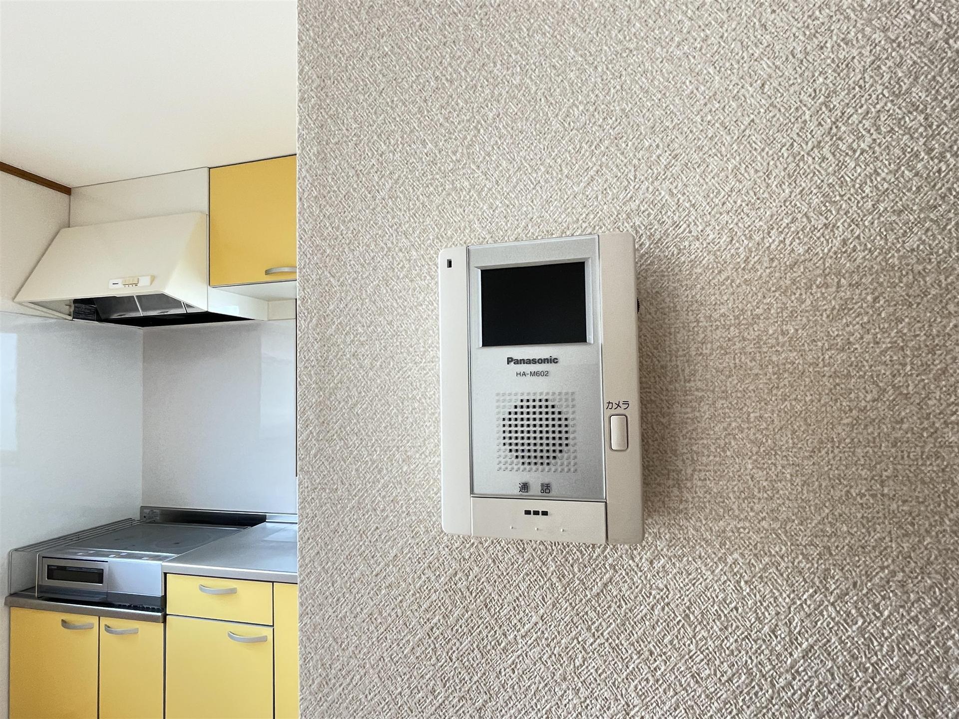 セキュリティ　ＴＶ付モニターホンで安心に過ごせます