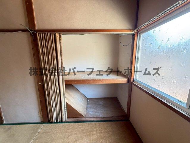 収納　たっぷりとした収納スペースです