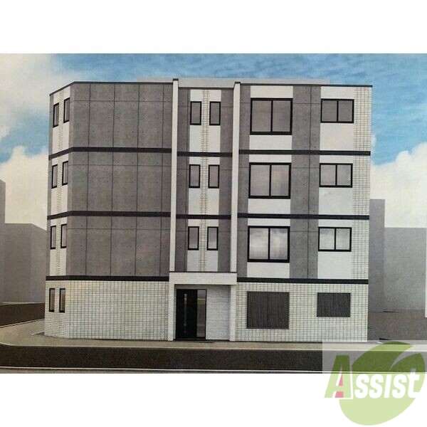 建物外観　外観予想パース　札幌市中央区「（仮称）南１９西８マンション」