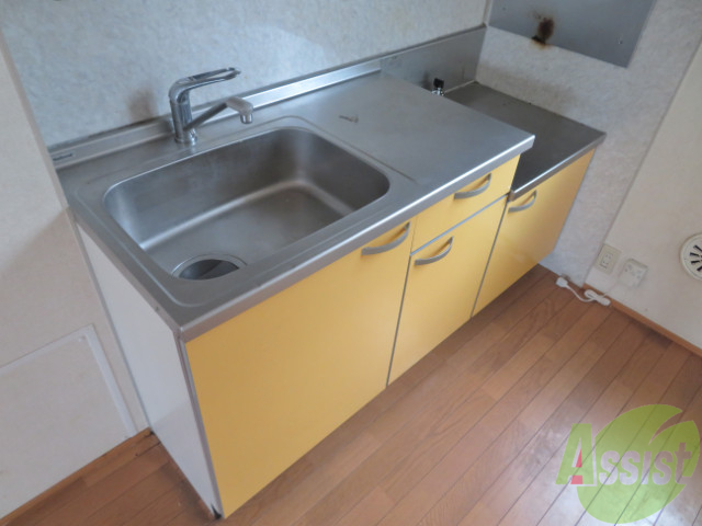 キッチン　こちらがキッチンです。料理作るのが楽しみです。