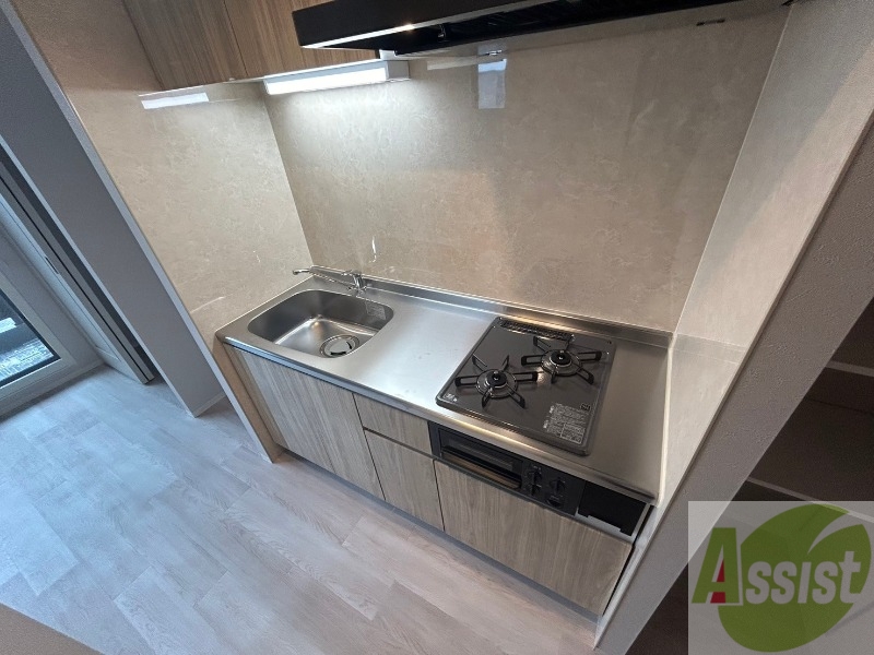 キッチン　システムキッチンなので、すぐお料理に使えます！