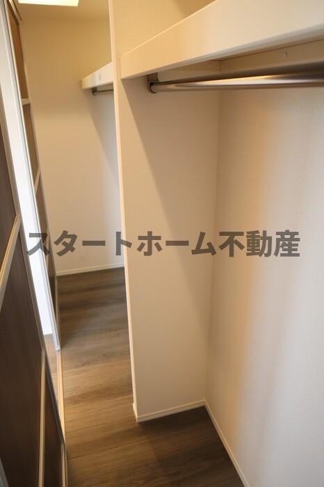 収納　たっぷりとした収納スペースです