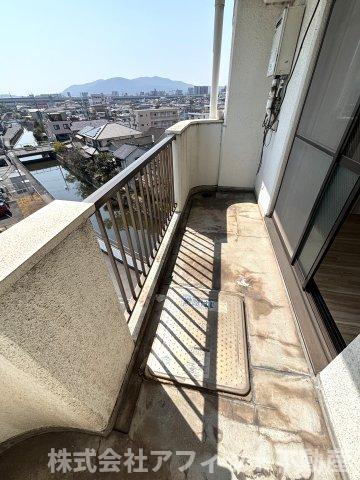 バルコニー　南西向き