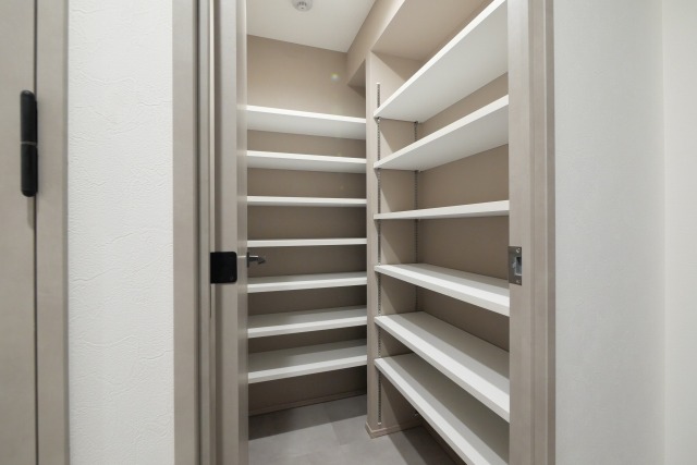 収納　十分な収納スペースがあります