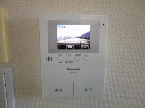 セキュリティ　カメラ付インターホン（イメージ）