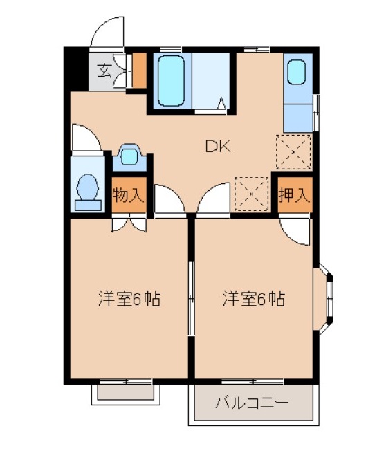 アーベイン石橋C棟_間取り_0