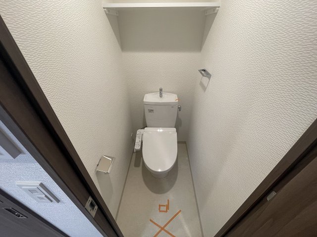 トイレ　ゆったりとした空間のトイレです