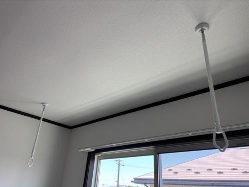 バルコニー　室内物干し