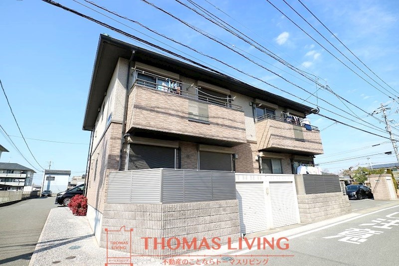 建物外観　粕屋町でのお部屋探しは、トーマスリビング粕屋店へご相談下さい