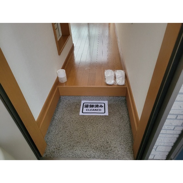 玄関　収納もある玄関です