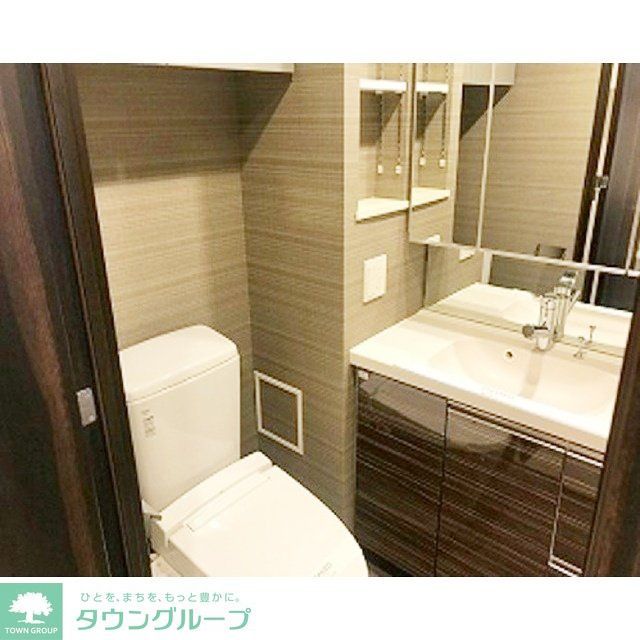 洗面設備　同系統　参考写真