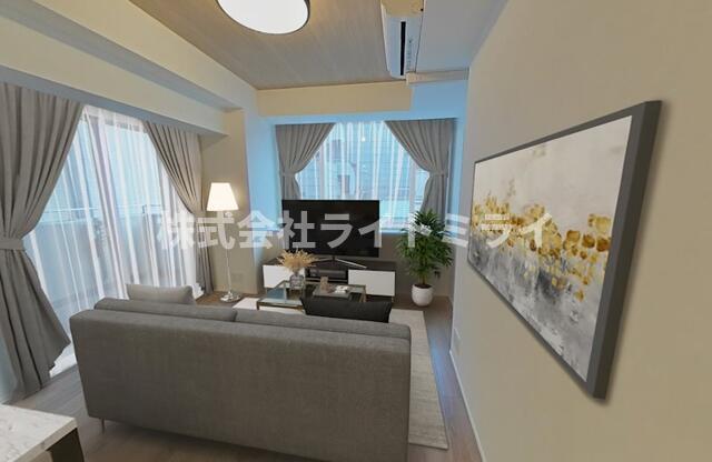ロビー　リビング　※これはVR画像です。