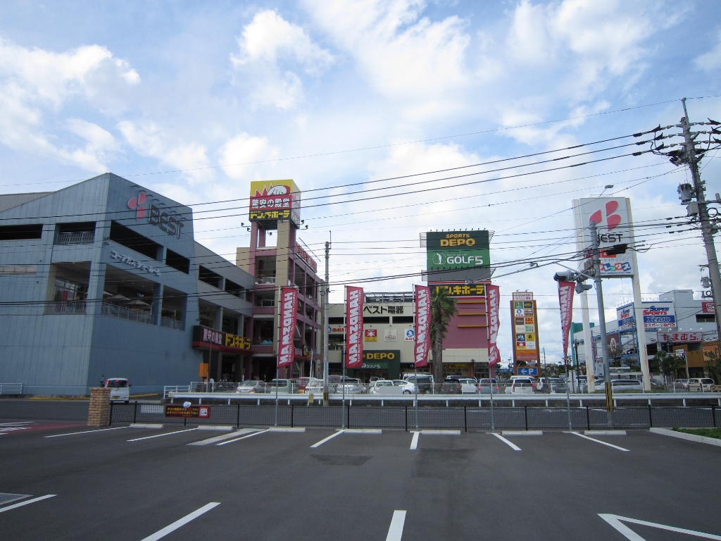ショッピングセンター　スクエアモール鹿児島宇宿（ショッピングセンター）まで492m