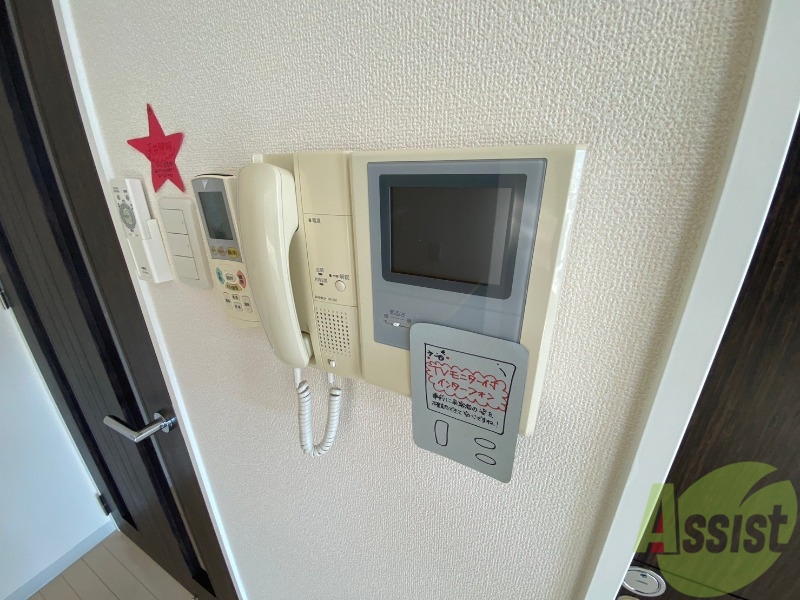 セキュリティ　モニター付きインターホンでセキュリティも安心です！