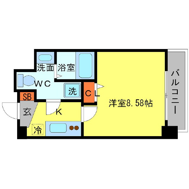 SERENiTE日本橋SUDの間取り写真