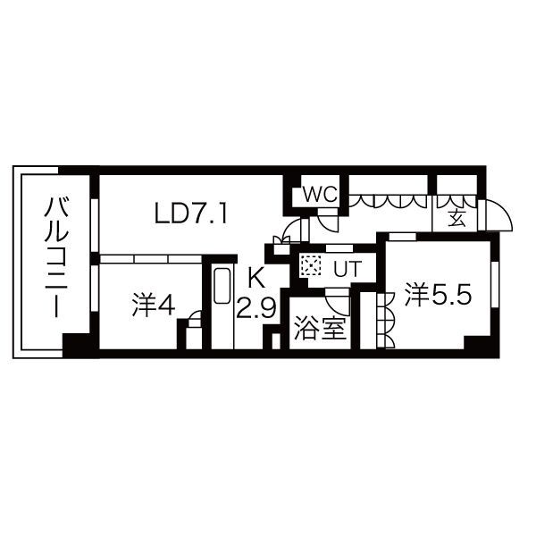 アーバンパーク淡路の間取り写真