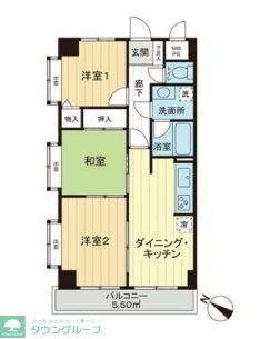 ライオンズマンション大宮桜木町の間取り写真