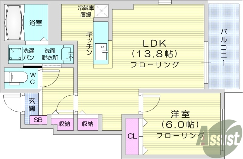 アヴニール2の間取り写真
