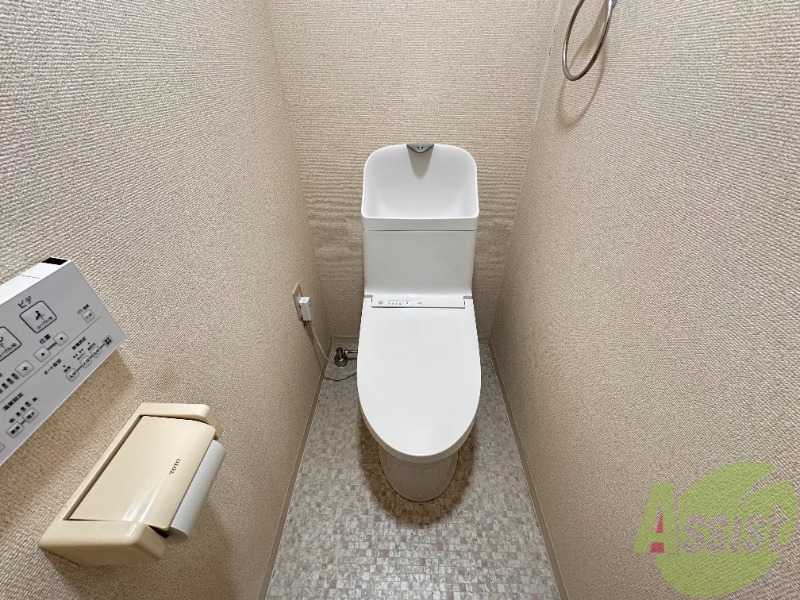 トイレ　清潔なトイレは子持ちが良いですね。