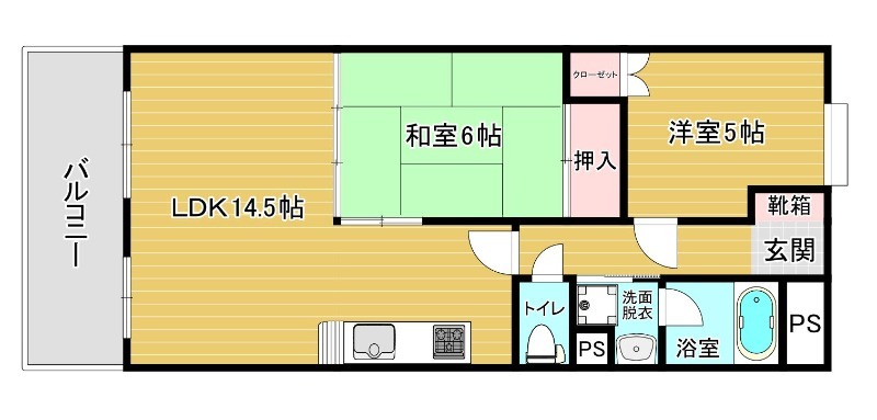 リファレンス箱崎の間取り写真