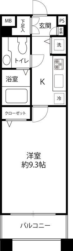東京メトロ千代田線 代々木上原駅 徒歩8分 6階建 築30年の間取り写真