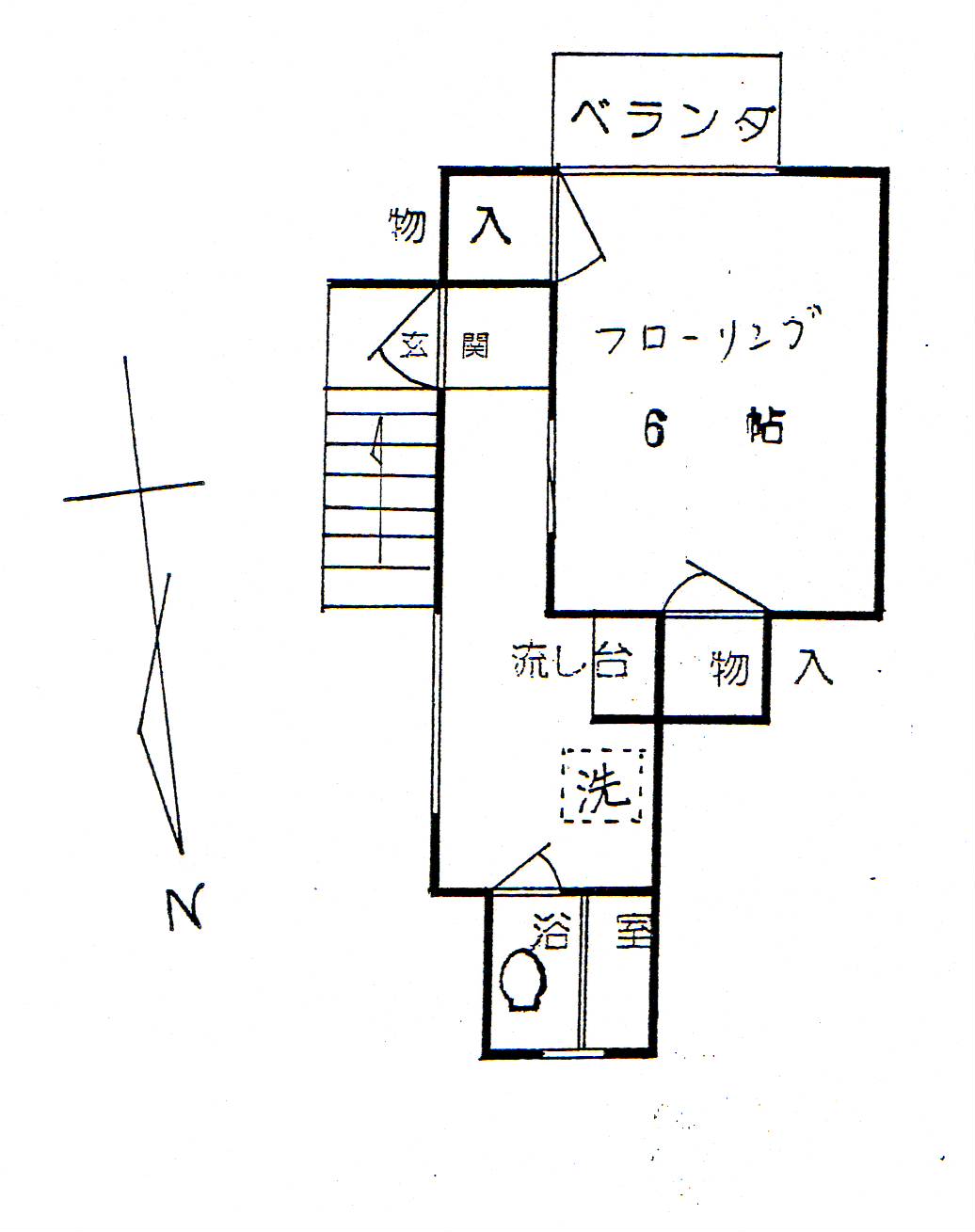 武蔵野市吉祥寺南町のアパートの間取り