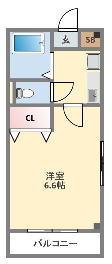 フレール奥須磨の間取り