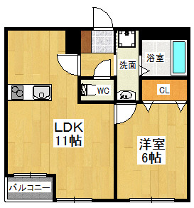 フラットT＆Tの間取り