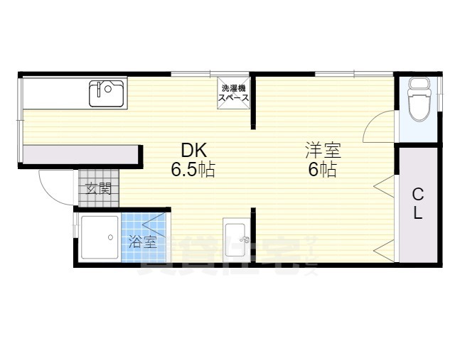 横田文化6の間取り