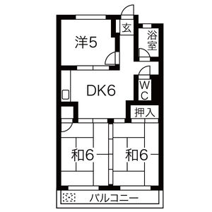 マンション高見の間取り